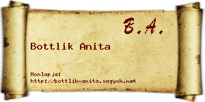 Bottlik Anita névjegykártya